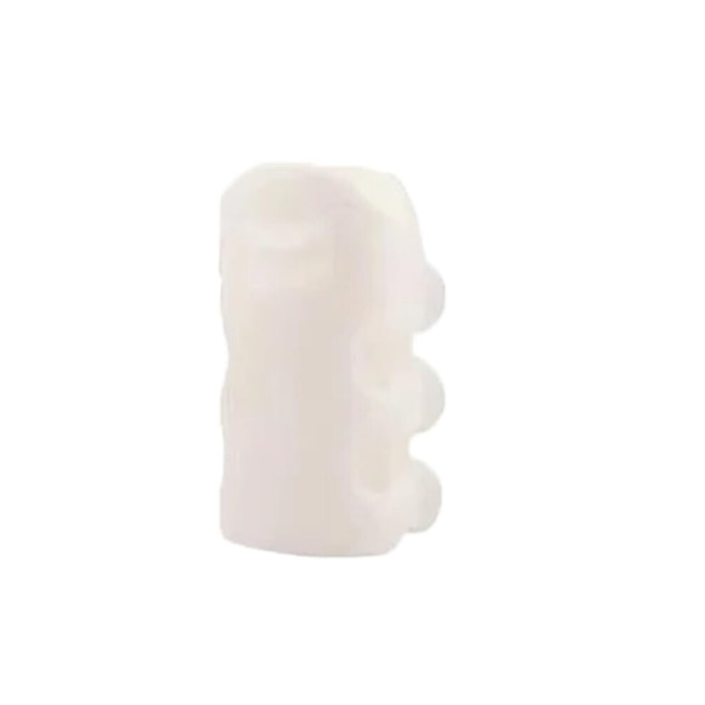 Silicone Plastic Showerhead Suction Cup Base Nonperforated Bracket Rain Showerhead Holder White 9382693187260