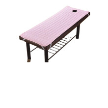 Beauty Salon Table Bed Sheet Set, SkinFriendly Solid Color 190x70cm Pink MultiSize Massage Bed Cover with Holes