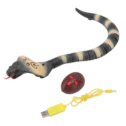 Kids Remote Control Snake Toy 45cm Movable Tailed Rechargeable 1