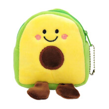 Coin Plush Coins, Fruit Shape Change Wallet, Avocado Shaped Wallets, Large Capacity Medilla Bags, Pencil Bag Keys
