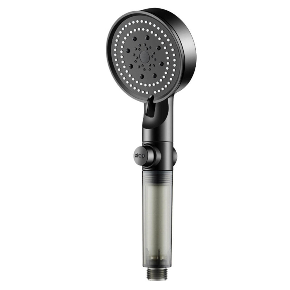 Pressure Shower Heads, 4 Spray Modes, 1.5M Filter Shower Head, On/Off Switch, Nohose Version 9382693185785