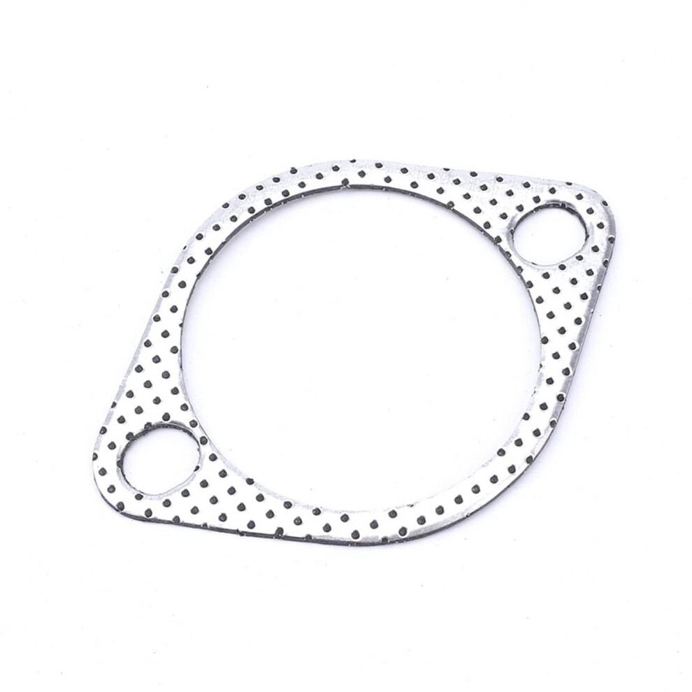 Exhaust Gasket 5 Pieces Pack Aluminum 2.75 Inch 71Mm Downpipe Flange Universal Exhaust Pipe Gasket Two Holes Yc101292 9347817364125