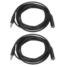 Cable AUX para un contacto fiable, conectores chapados en oro, cubierta de PVC flexible, blindaje EMI/RFI, cable de extensión de audio estéreo,