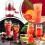 Manual Hand Juicer with Handle, Compact Citrus and Fruit Squeezer, Easy Clean Red Extractor 3