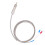 K-Typ Thermoelement-Temperatursensor 0–400 C M12-Gewinde 2 m/6,56 ft Kabel 16