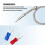 K-Typ Thermoelement-Temperatursensor 0–400 C M12-Gewinde 2 m/6,56 ft Kabel 6