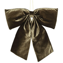 Velvet Bow Hanger 50 x 40cm Dark Green