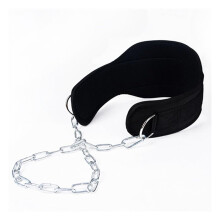 Weight Lifting Belt With Steel Chain Dip Belt For Home Gym Heavy Duty Core Strength Training