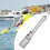 Paddle Carrying Case Oxford Cloth With Adjustable Strap 131x21.5cm Light Gray 3