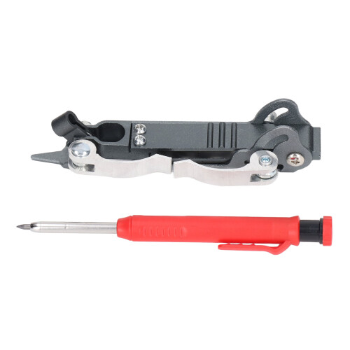 Woodworking Contour Gauge & Edge Ruler Multi-Function Scribing Tool 1