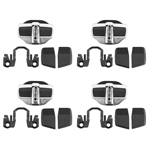 4 Sets TRD Door Stabilizer Door Lock Protector Latches Stopper Covers for  E12 E13 C27 C28