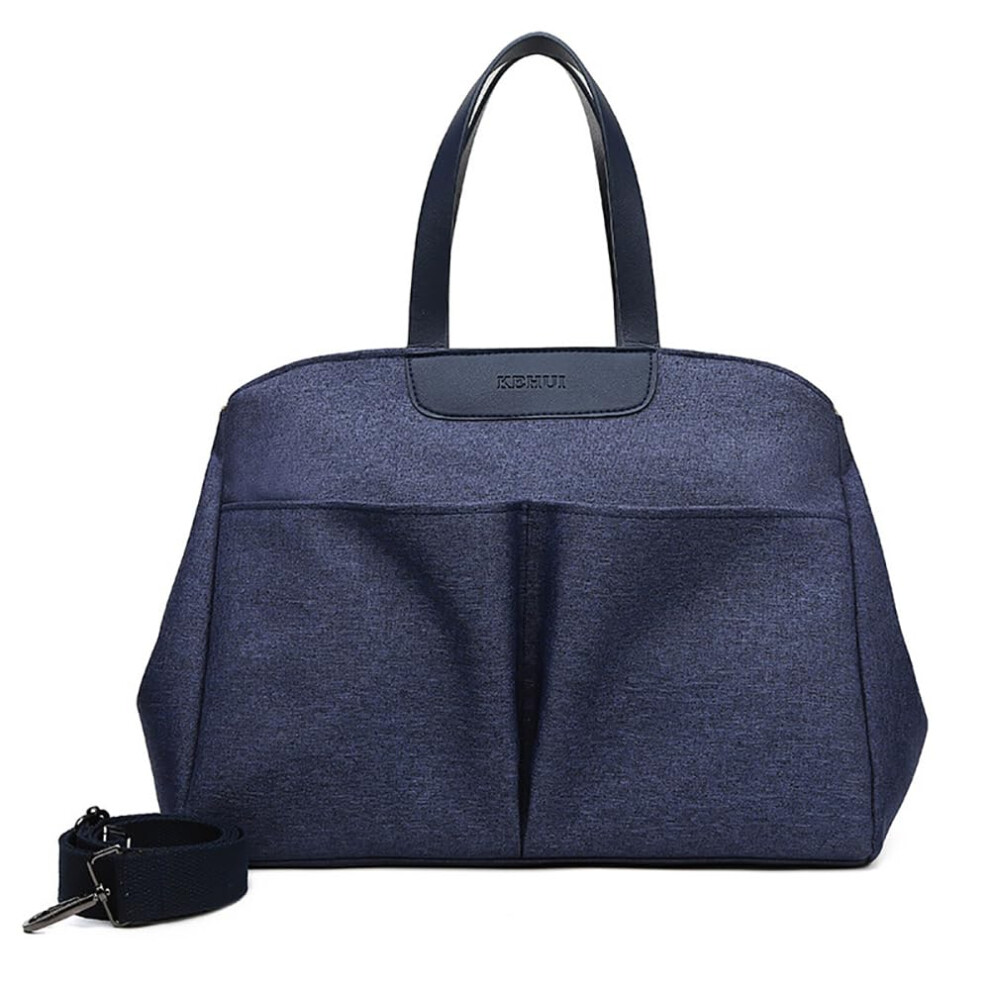 Baby Changing Bags For Prams Waterproof Diaper Backpack Multifunction With Detachable Shoulder Strap Dark/Blue