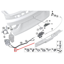 51247269516 AutotüRverriegelungsaktuator Hinterer Kofferraumdeckel für  3Er 4Er F34 F31 F36 Heckklappenmotor