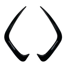 Car Rear Bumper Side Canard Cover Trim Splitter Wing Spoiler for - G20 G28 2019 2020 2021 Bright Black