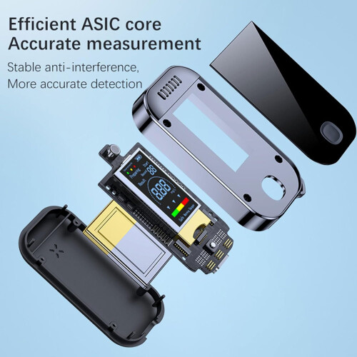 Breathalyzer Alcohol Tester with Precision Detection and Smart LCD Display for Drivers 2