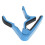 Strong Spring Alloy Guitar Capo with 5 Picks, Scratch-Resistant Blue 8