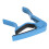 Strong Spring Alloy Guitar Capo with 5 Picks, Scratch-Resistant Blue 7