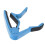 Strong Spring Alloy Guitar Capo with 5 Picks, Scratch-Resistant Blue 15