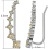 925 Sterling Silver 7 Diamond Row Ear Hook Stud Earrings 3