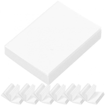 50 Pcs Miniature Dollhouse Books Kit, Blank White Paper Ornaments for Kids