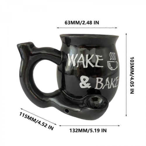 Unique Glazed Ceramic Coffee Mug Durable 2