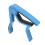 Strong Spring Alloy Guitar Capo with 5 Picks, Scratch-Resistant Blue 16