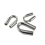 Stainless Steel U-Shape Wire Protectors, Loop Clasps10mm 2
