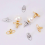 4-Piece Lightweight Earring Backs, Comfortable Stud Stabilizers in Gold & SilverSilver 5