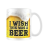 Wish This Was Beer MugGold/White/BlackOne Size 1