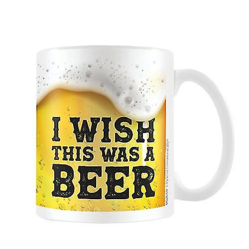 Wish This Was Beer MugGold/White/BlackOne Size