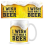 Wish This Was Beer MugGold/White/BlackOne Size 2