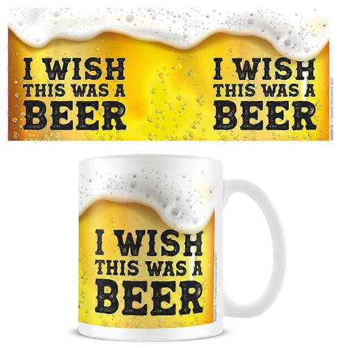 Wish This Was Beer MugGold/White/BlackOne Size 1