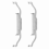 Rear Spring Brake Pad Holders, 2-Piece Set for Multiple Series, Durable 5