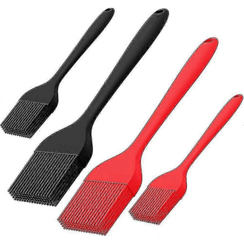4-Piece Silicone Baking Brushes Set, Kitchen Gift