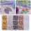 2600pcs 4mm/6mm Metal Earring Pad Stud Posts DIY Earring Making Supplies 4