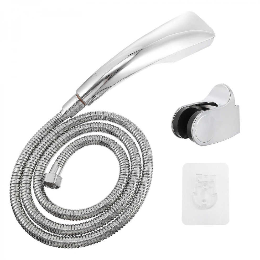 Bathroom Shower Nozzle Set 3Pcs 150X2.5x2.2cm Easy Install Housewarming Giftsilver21x5.6x3cm 5996097861486