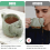 Elephant Tea Mug Ceramic Unique Cup Gift for Tea Lover Green2PCS 2