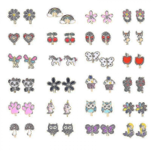 24 Pairs Kids Clip-On Flower Earrings for Girls Dress Up