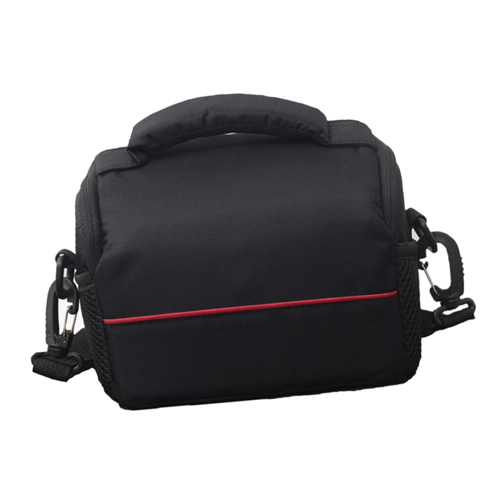 Compact Shockproof Dslr Camera Shoulder Bag Adjustable Strap Padded Crossbody Camera Case Mesh Pocket Zipped Closure 9199774941501