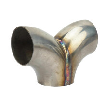Exhaust Downpipe 2.25 Inch Stainless Steel Y Pipe Connector Adapter for Smooth Exhaust Flow