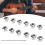 12Pcs Acoustic Guitar Tuner Conversion Bushing 10mm Plastic Adapter Set Silver 9
