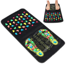 Stone Walking Massager Mat For Stress Relief And Relaxation OnePiece Foot Care Mat