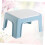 Lightweight Plastic Stool Sky Blue Footstool, ShockResistant Footrest, Bathroom Use,  Load Capacity 5