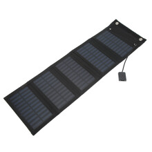 25W Folding Solar Panel Waterproof 20% Conversion for Cameras & Laptops