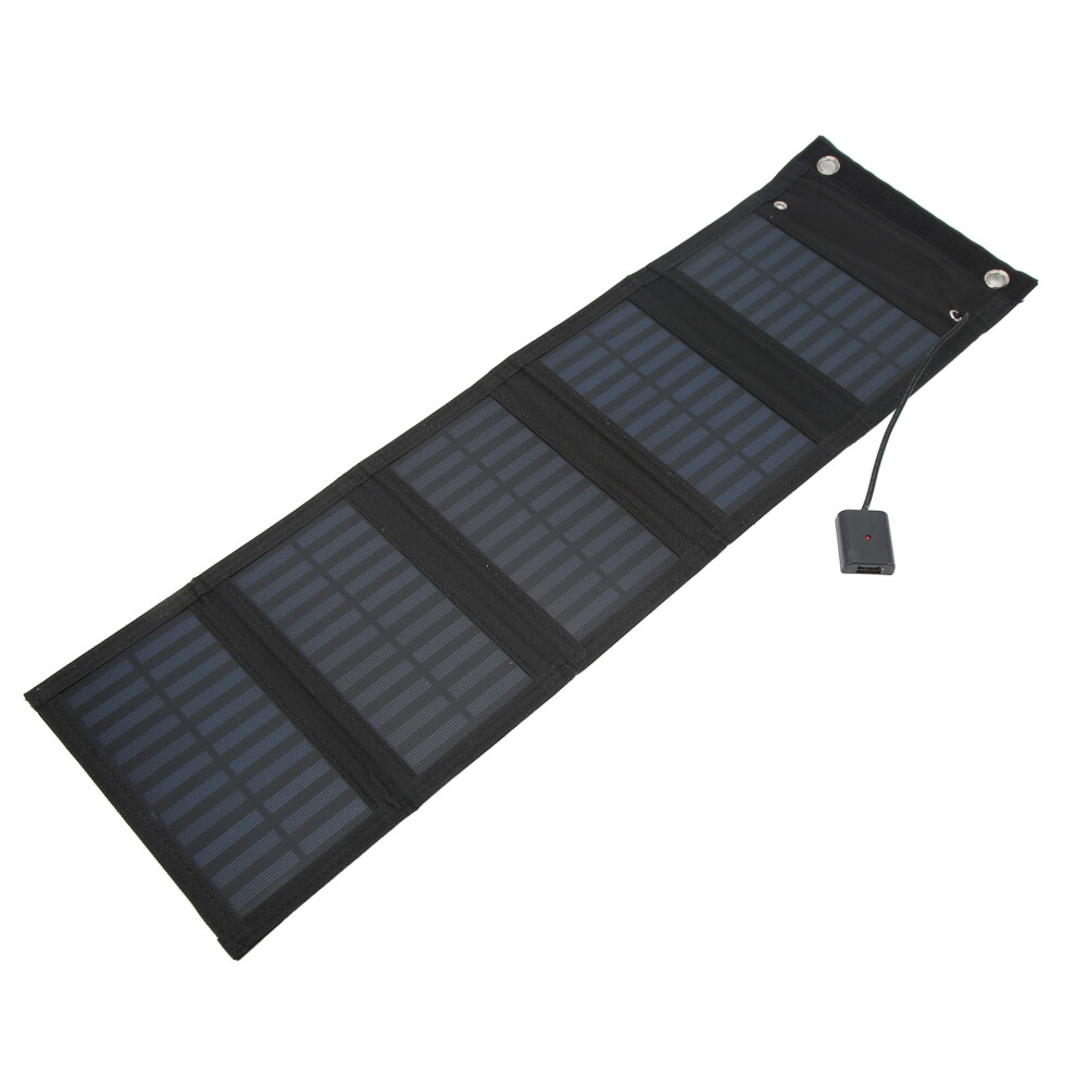 25W Folding Solar Panel Waterproof 20% Conversion For Cameras & Laptops 4681374997903
