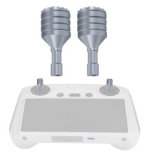 Forlengelsesjoysticks for DJI RC, justerbar lengde aluminium høy presisjonsmaskinering kontrollerpak erstatning med sklisikring rifling ergonomisk