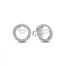 2025 New 925 Silver Infinite Heart Bow Stud Earrings Women's Fine Jewelry GiftAE057