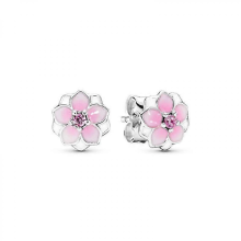 2025 New 925 Silver Infinite Heart Bow Stud Earrings Women's Fine Jewelry GiftAE067