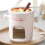 Ceramic Chocolate Fondue Pot Mug Set, Candy Melter for SnacksWhite 4