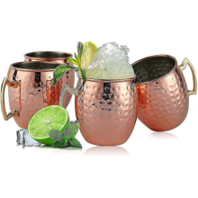 Moscow Mule Mugs, 4-Pack Copper Mug Gift Set